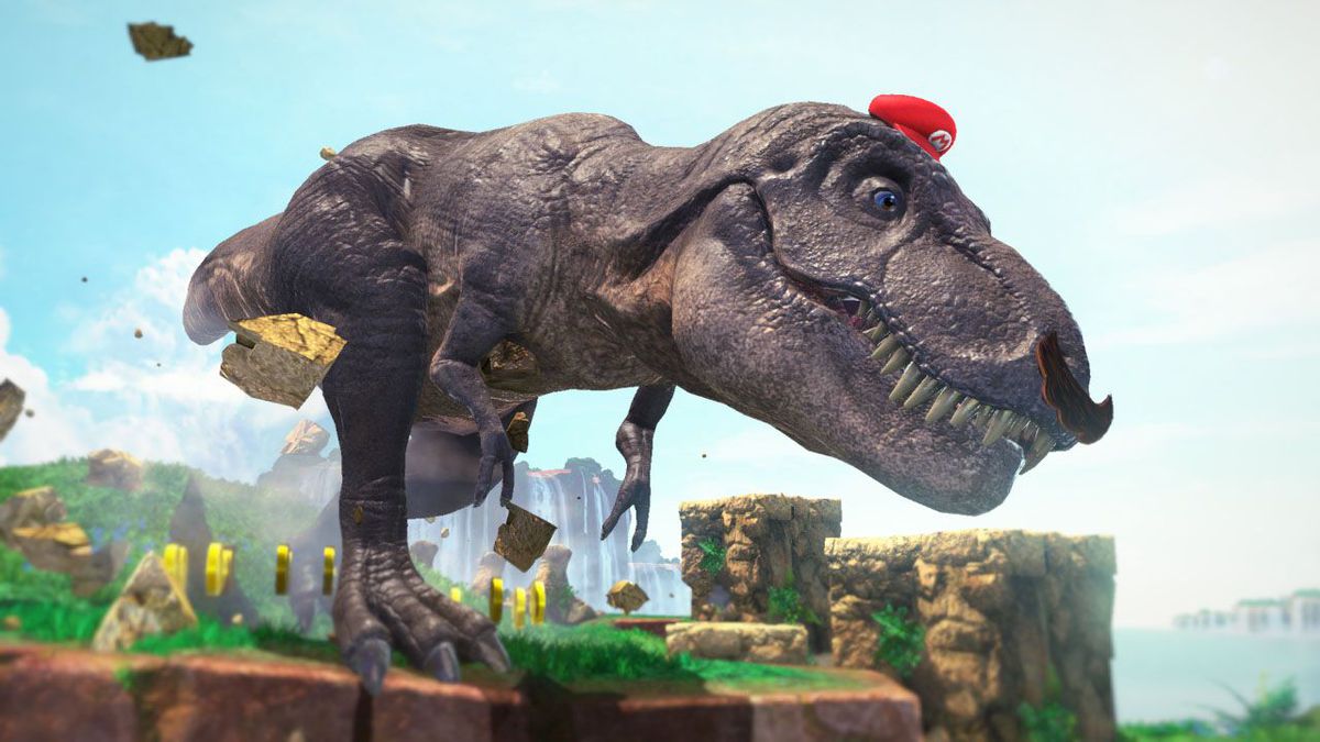 Mario TRex Dinosaur
