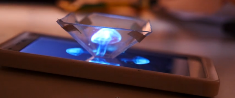 DIY smartphone hologram