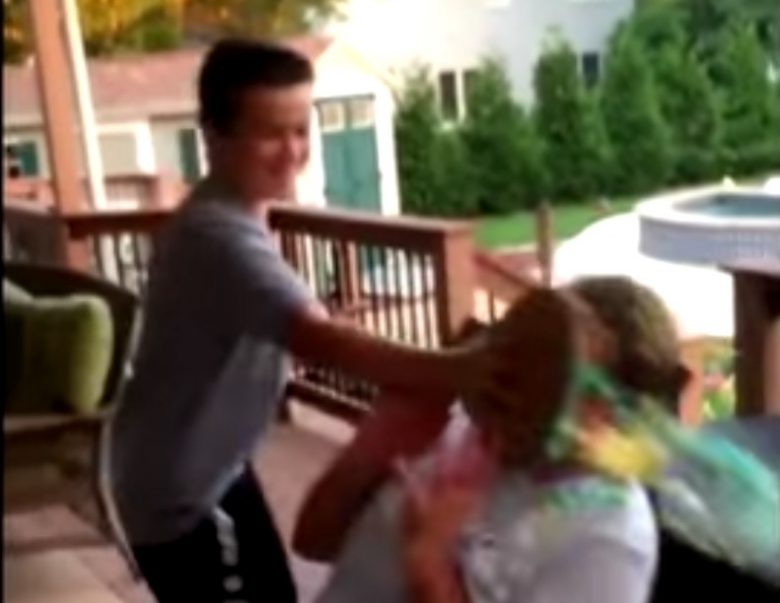 Jimmy Kimmel Challenged Kids To Throw Stuff At Their Dads On Father's Day