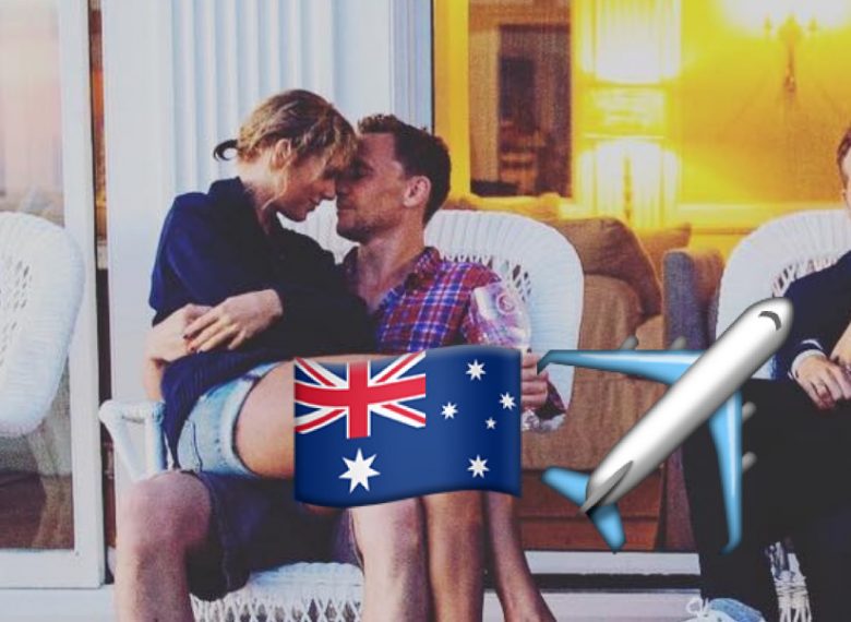 Taylor Swift and Tom Hiddleston have arrived in Australia