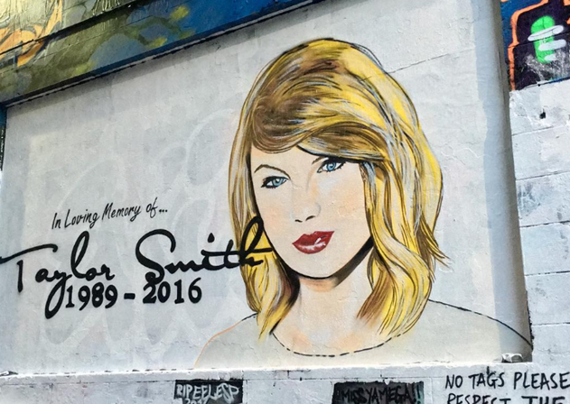Taylor Swift Graffiti Melbourne