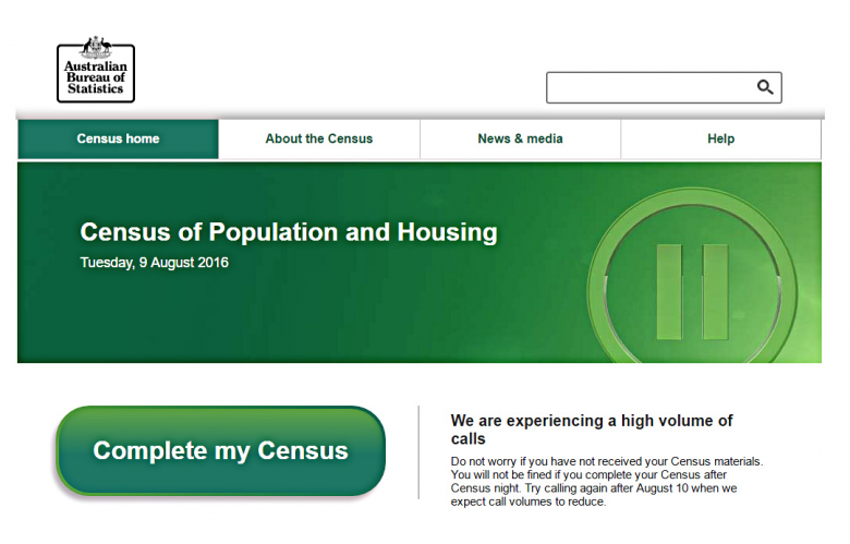 Australian Census Freeze Hack ABS