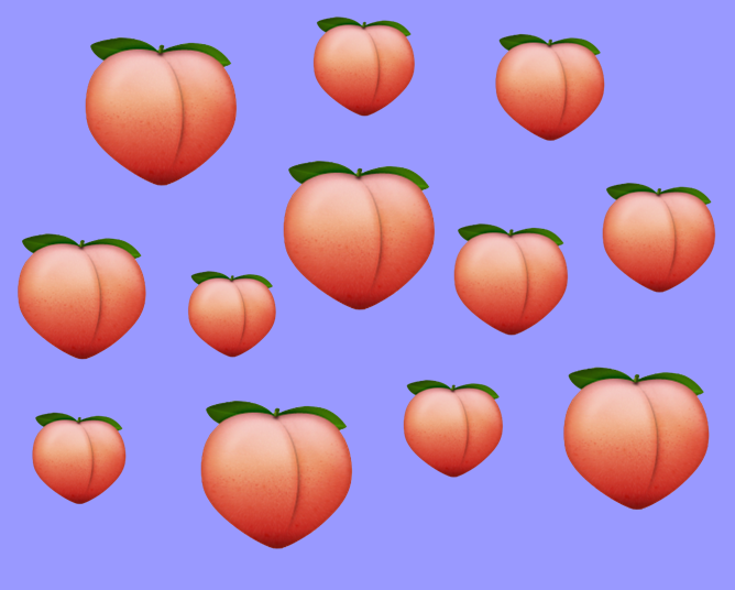 VICTORY: The Peach Bum Emoji Has Been Restored To Its Former Booty-ful  Glory