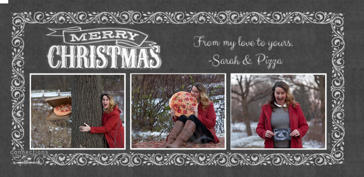 This Single Gals Holiday Card Celebrating Pizza Is A Love Story For The Ages Punkee
