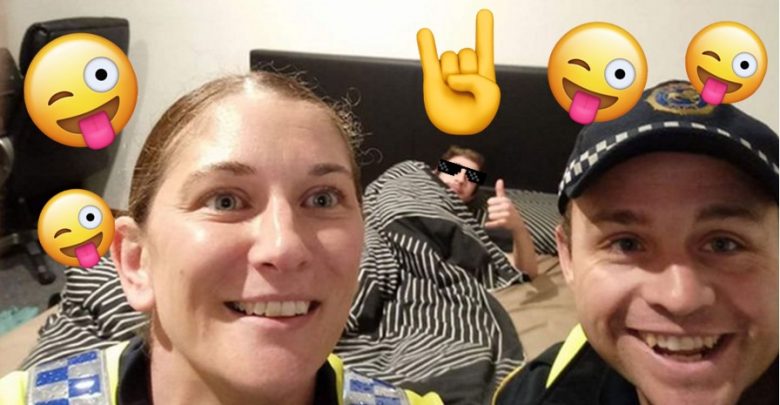 Tasmanian Police Selfie