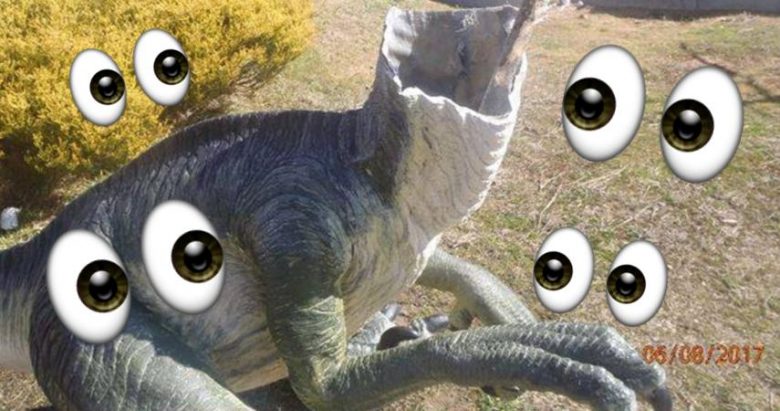 dinosaur heads stolen
