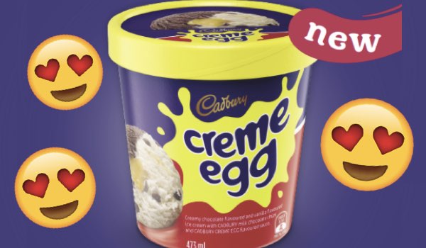 creme egg ice cream australia