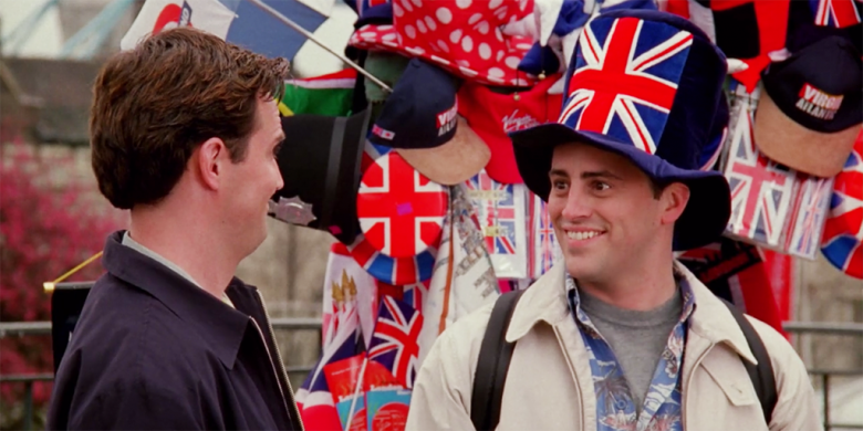 Joey and Chandler in Europe