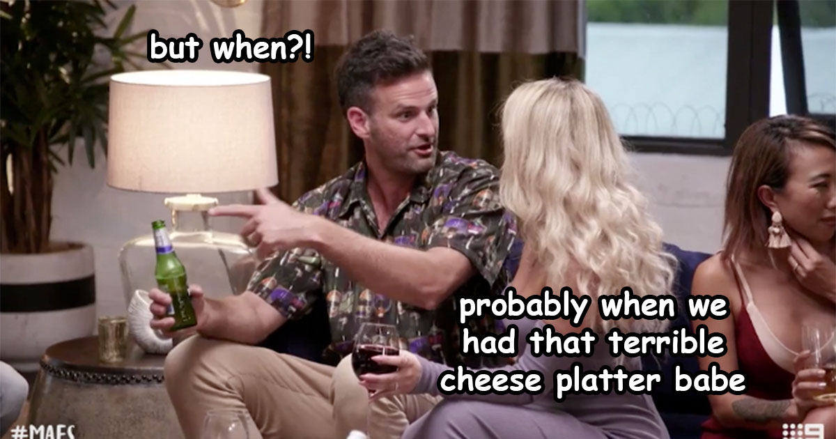Married At First Sight recap dinner party