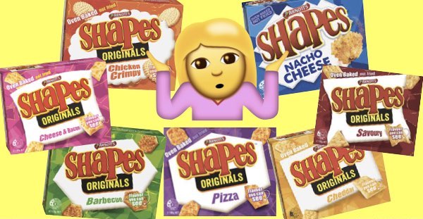 shapes best flavour ranked