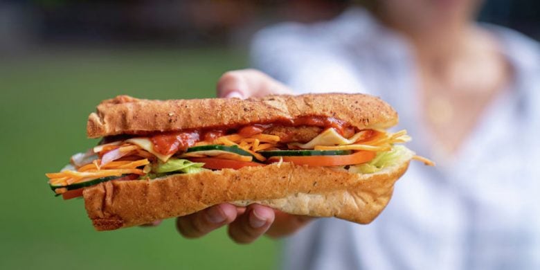 A sandwich from the new Parmi Classics Range from Subway.