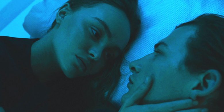 Lily-Rose Depp and Tye Sheridan in 'Voyagers'