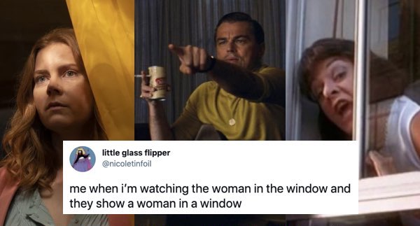 the woman in the window netflix memes tweets