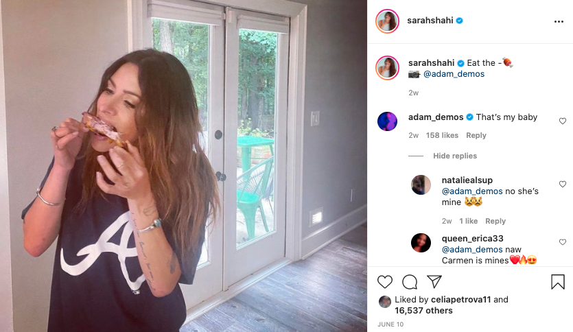 sarah shahi adam demos sex/life