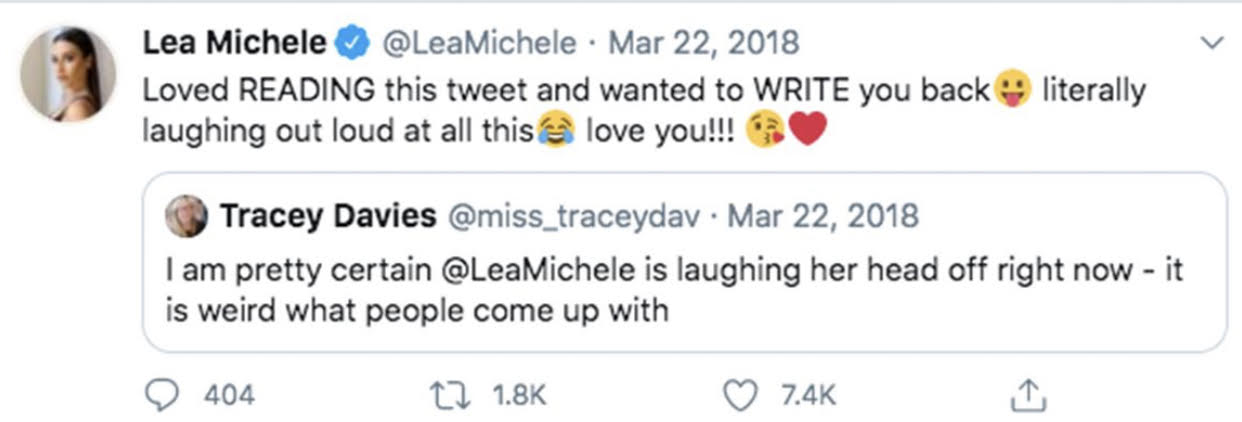 Lea Michele Can't Read Rumours Finally addressed