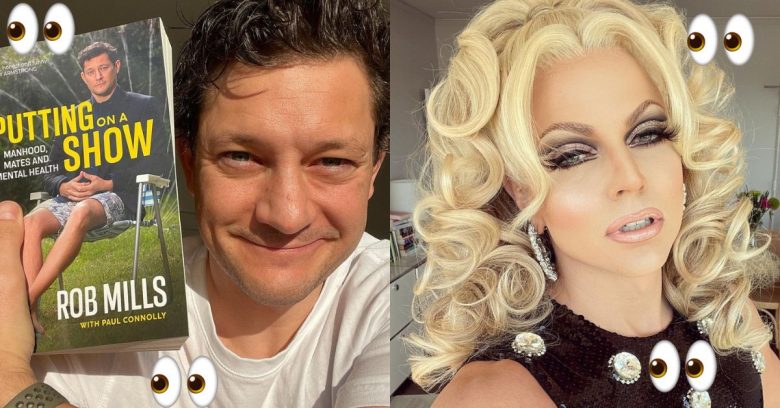 Rob Mills Reveals He Had A Threesome With Courtney Act Australian Idol Paris Hilton