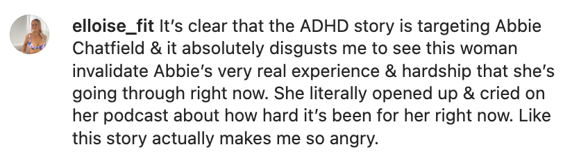 Megan Marx Problematic ADHD Opinions Prompts Response From Abbie Chatfield the Bachelor The Challenge