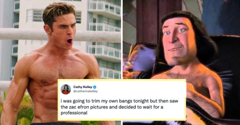 Fans React To Zac Efron's First Look As The Golden Warrior KEvin Von Eirch In The Iron Claw Lord Farquad Shrek
