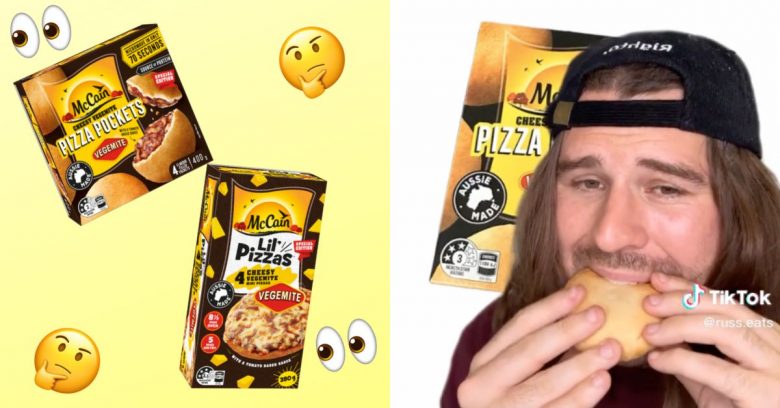 McCain And Vegemite Collab On Pizza Pockets and Lil Pizzas