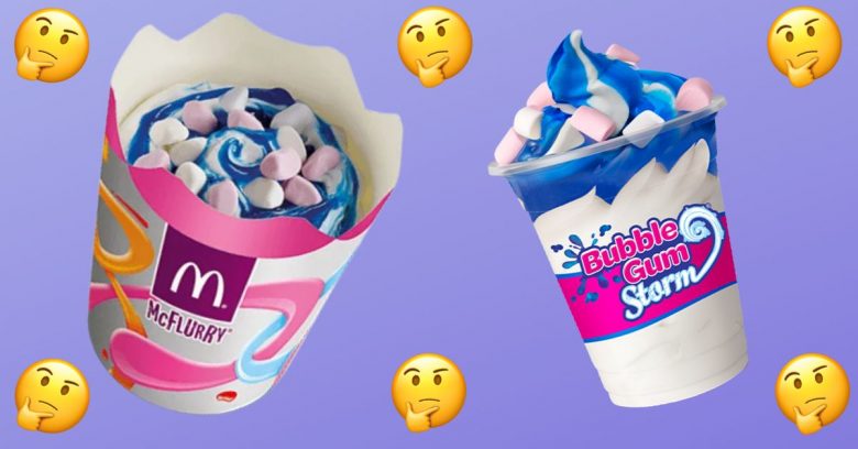 The New Hungry Jacks Storm Flavour Is Giving Macca's Bubblegum McFlurry Energy