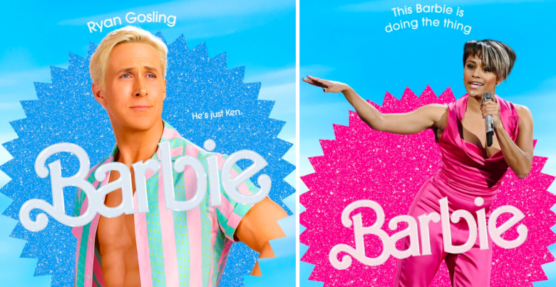 The #39 Barbie #39 Movie Cast Posters Have Become a Meme