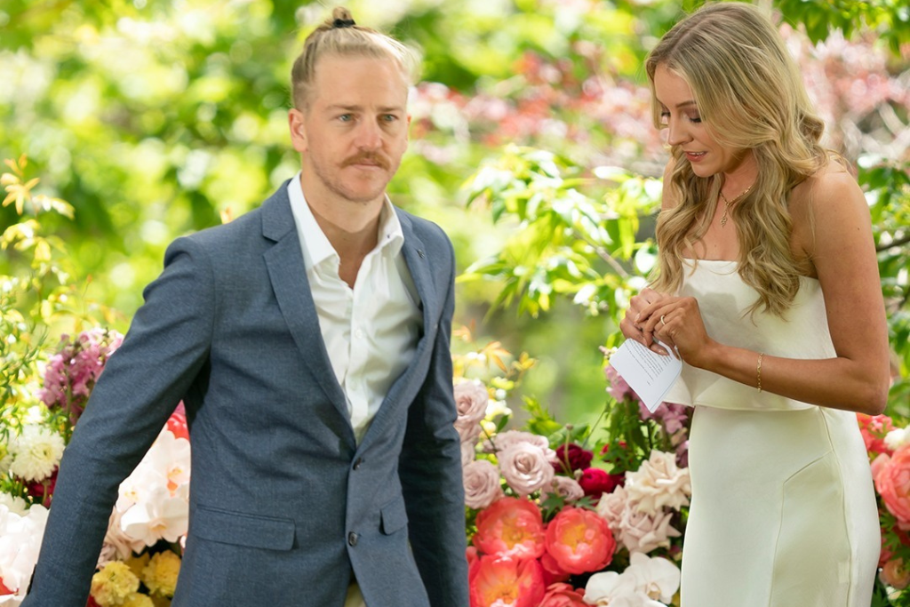 Cam Woods storming off after final vows on MAFS leaving Lyndall Grace Married at First Sight