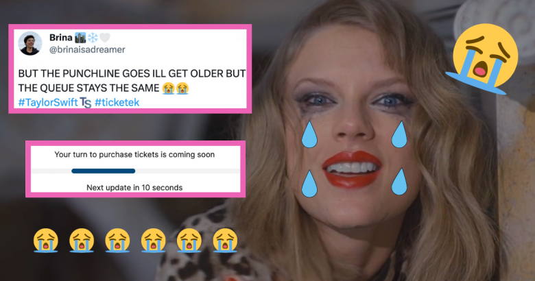 Taylor Swift Eras Tour Australia Sydney Pre-sale Ticketek Shitshow Broke Twitter Reactions Tweet Frontier