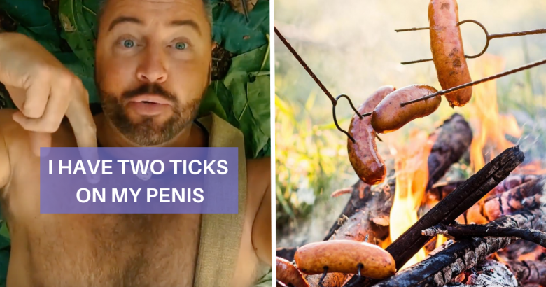 ticks burnt rip worst penis accidents injuries reality tv naked and afraid jackass bachelor megan marx jake ellis