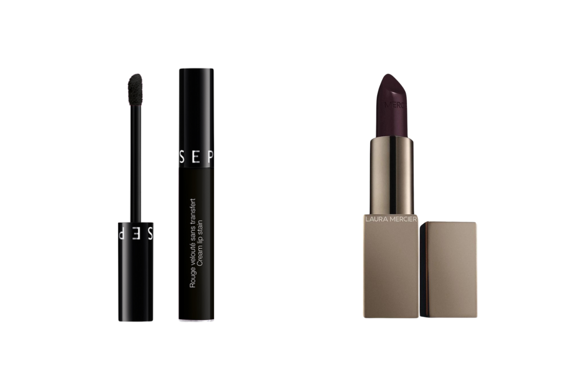 black lipstick black lips blackberry lips makeup trend makeup rules makeup trends 2024